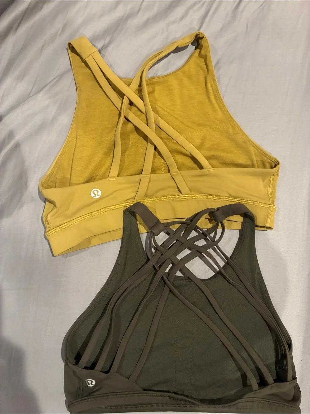 2 lululemon high neck sports bars